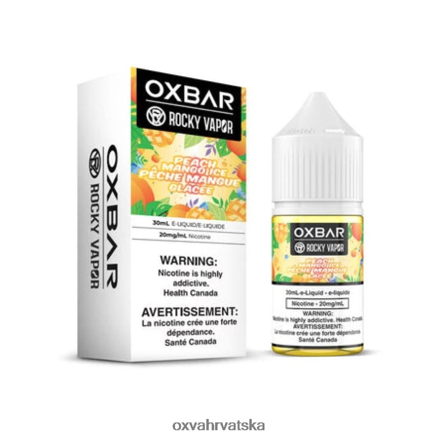 OXVA disposable pod breskva mango led Z0L6D058 OXVA OXBAR 30 ml soli nic