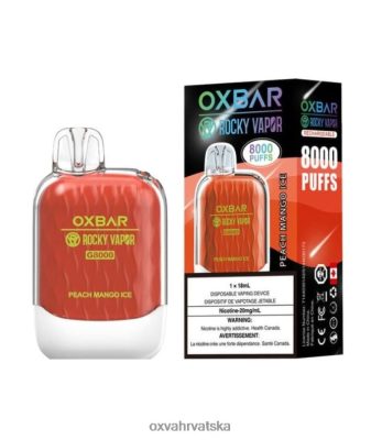 OXVA Disposable Vape Price | breskva mango led T22D439 OXVA OXBAR g8000